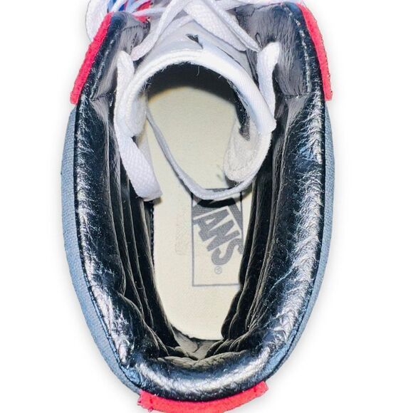 Vans SK8-Hi OTW Rally Red / Blue / Black / Yellow Men's 9 Women's 10.5 - Picture 9 of 11